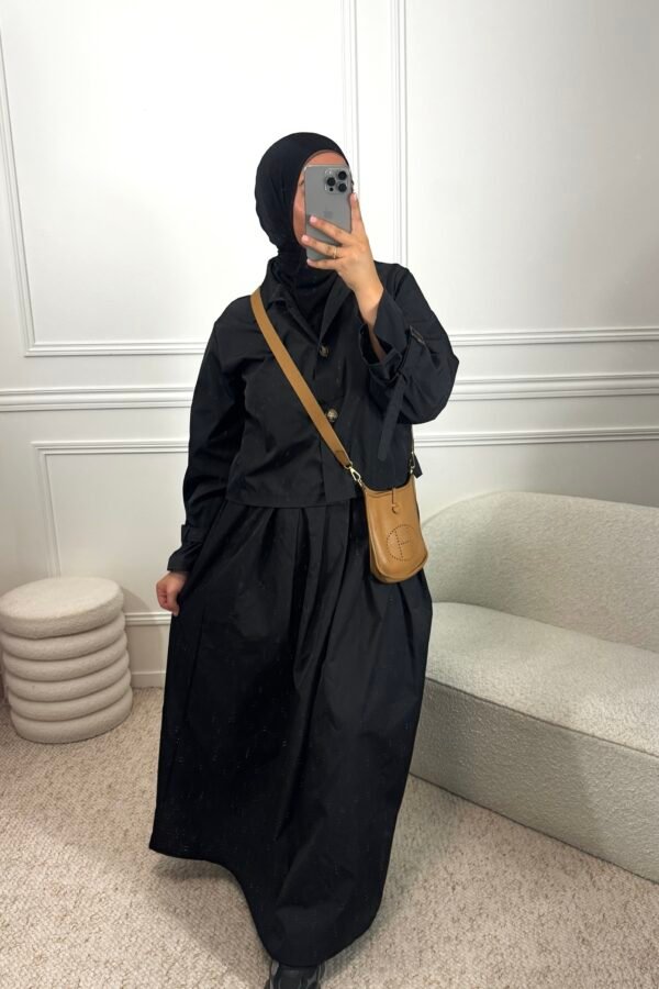 Set Parka jupe – noir