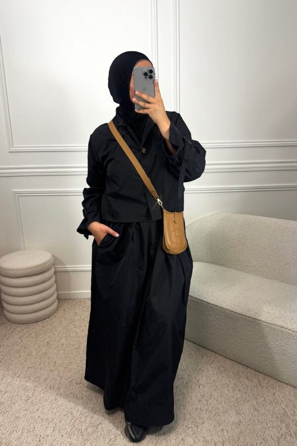 Set Parka jupe – noir