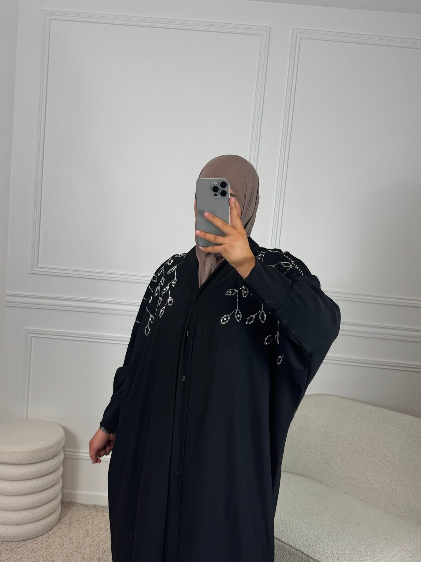 Abaya aswad - noir – Image 2