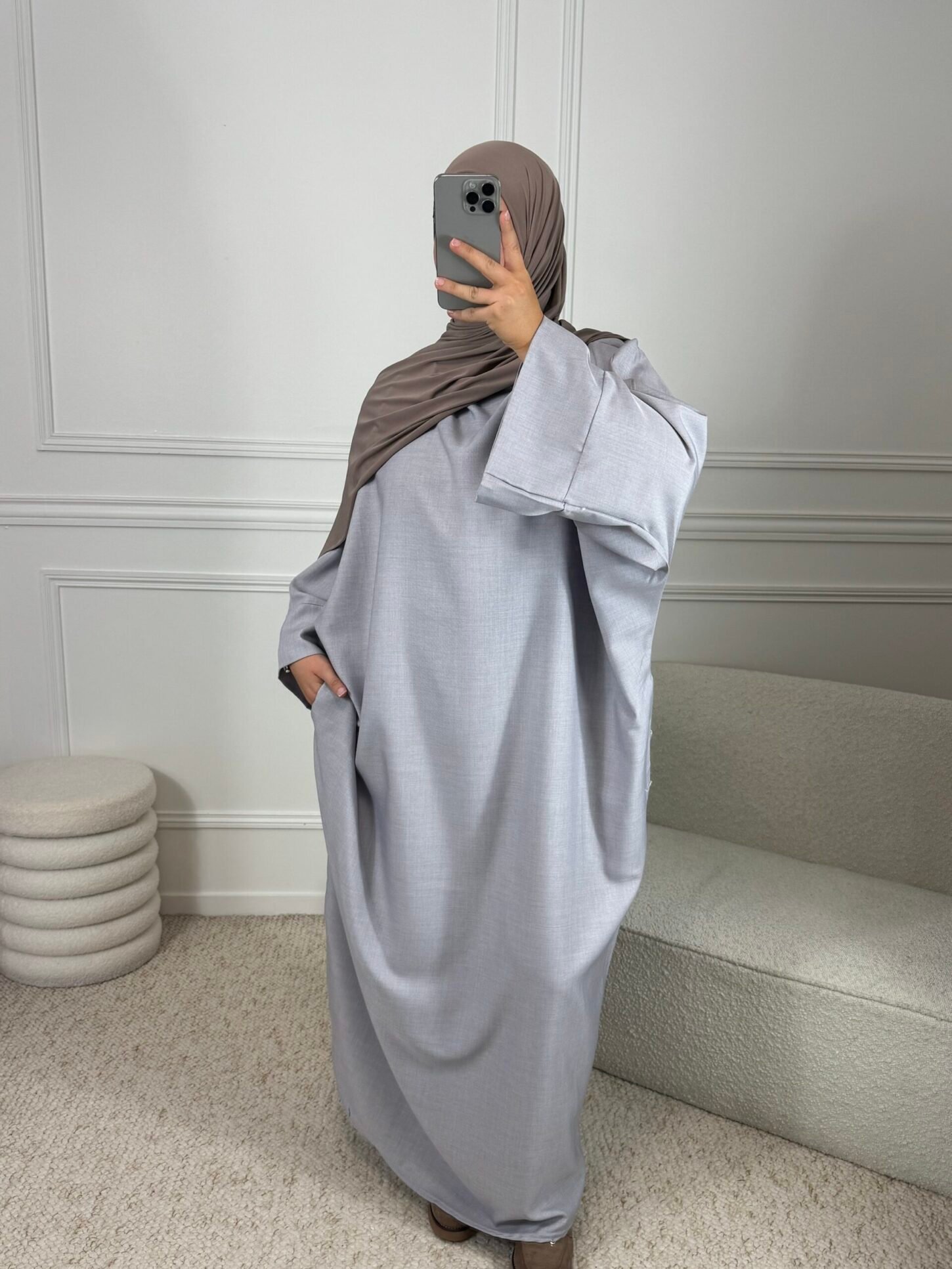 Abaya classic - gris