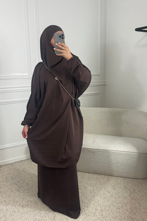 Jilbeb 2 pièces – marron