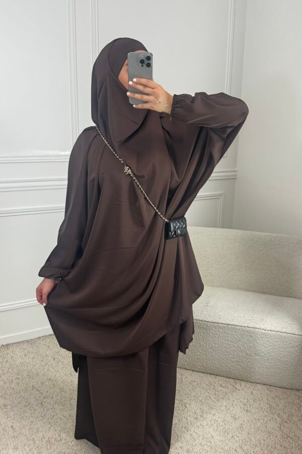 Jilbeb 2 pièces – marron