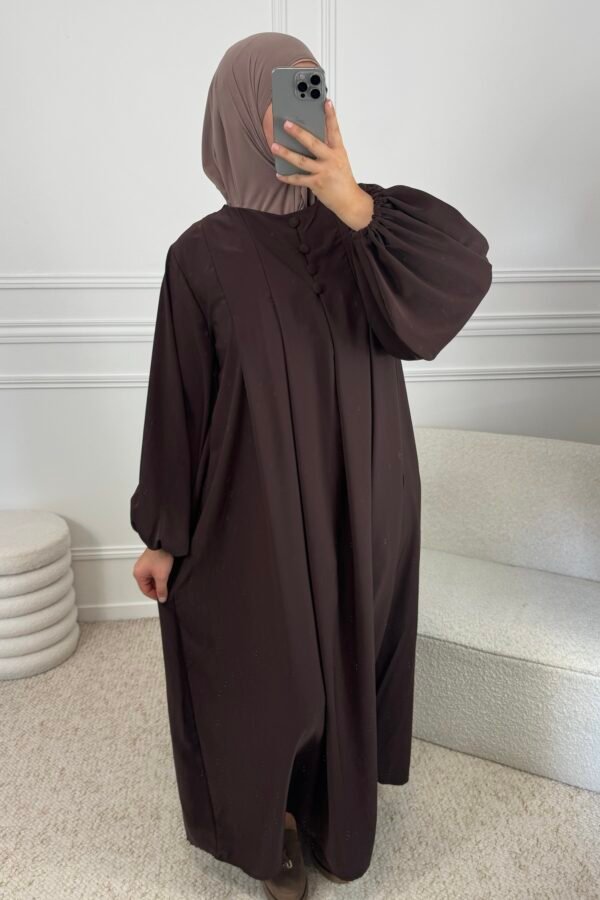 Abaya sayli – marron