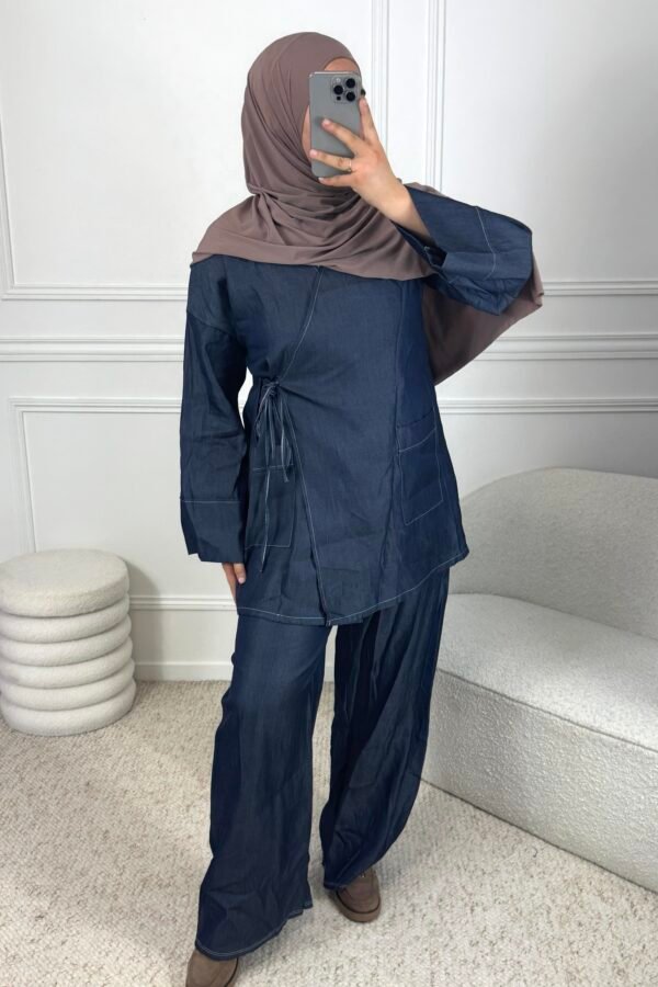 Set Effet Jean – bleu jean foncé