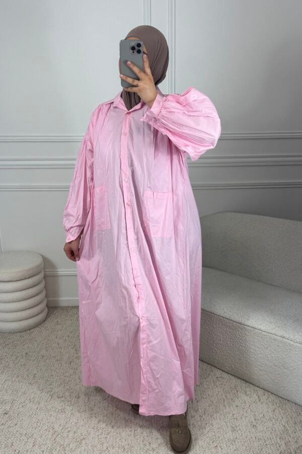 Abaya chemise – rose