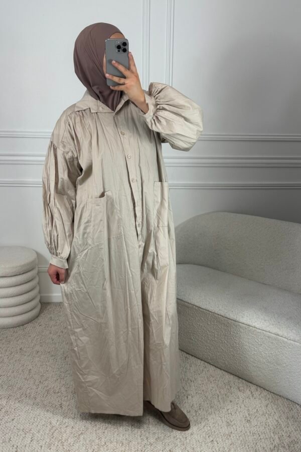 Abaya chemise – beige