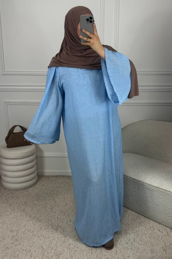 Abaya mahia – bleue