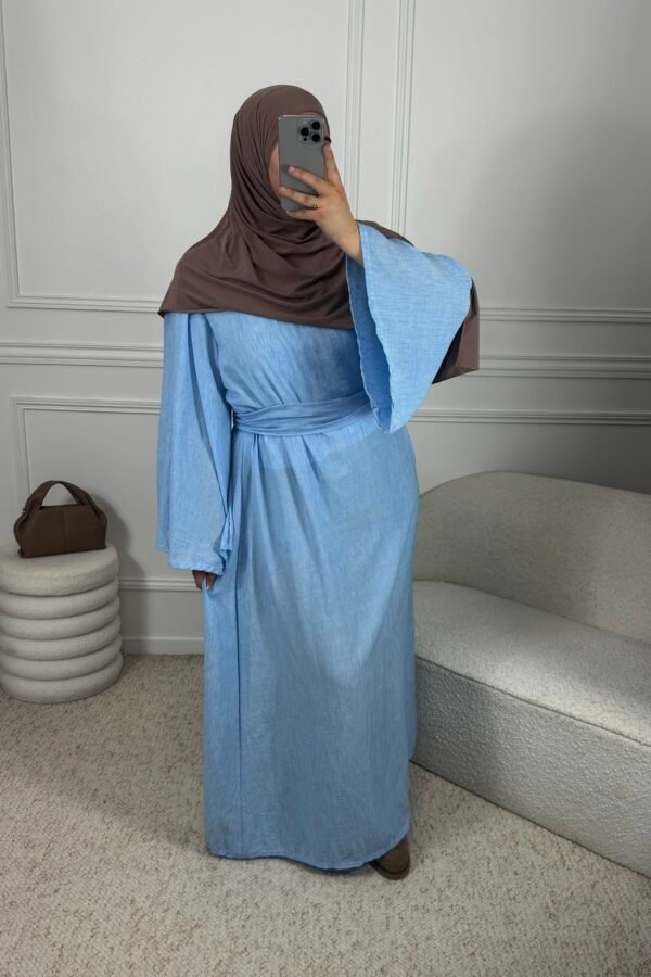 Abaya mahia – bleue