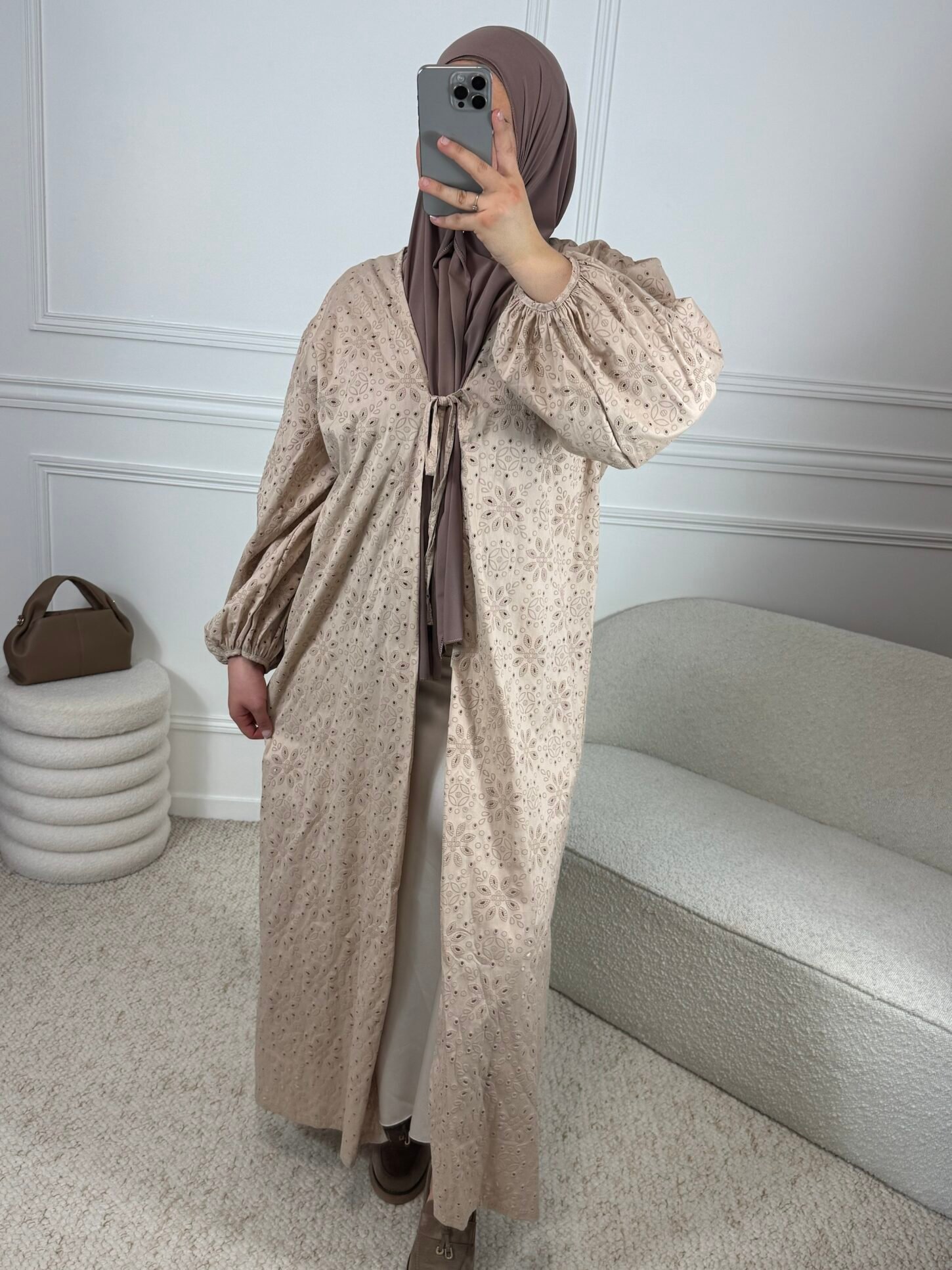 Kimono bohème - beige