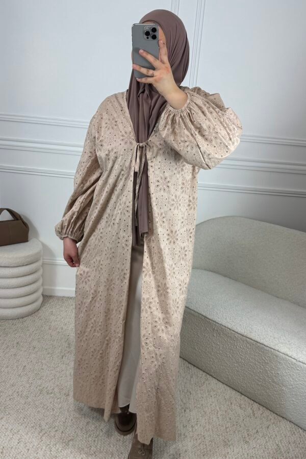 Kimono bohème – beige