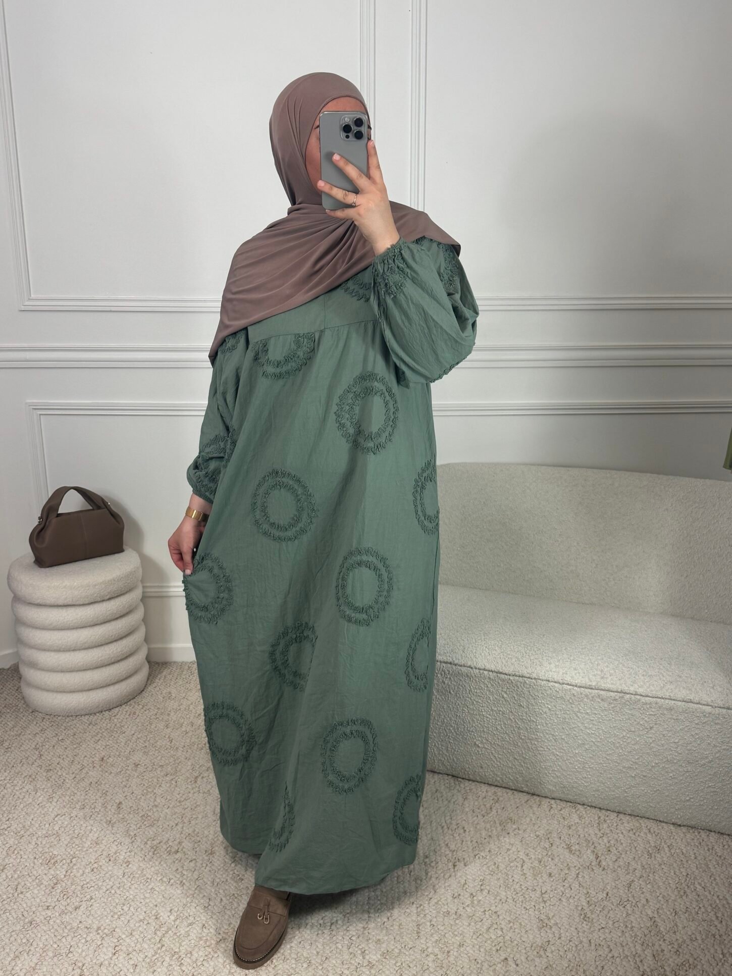 Abaya laya - kaki