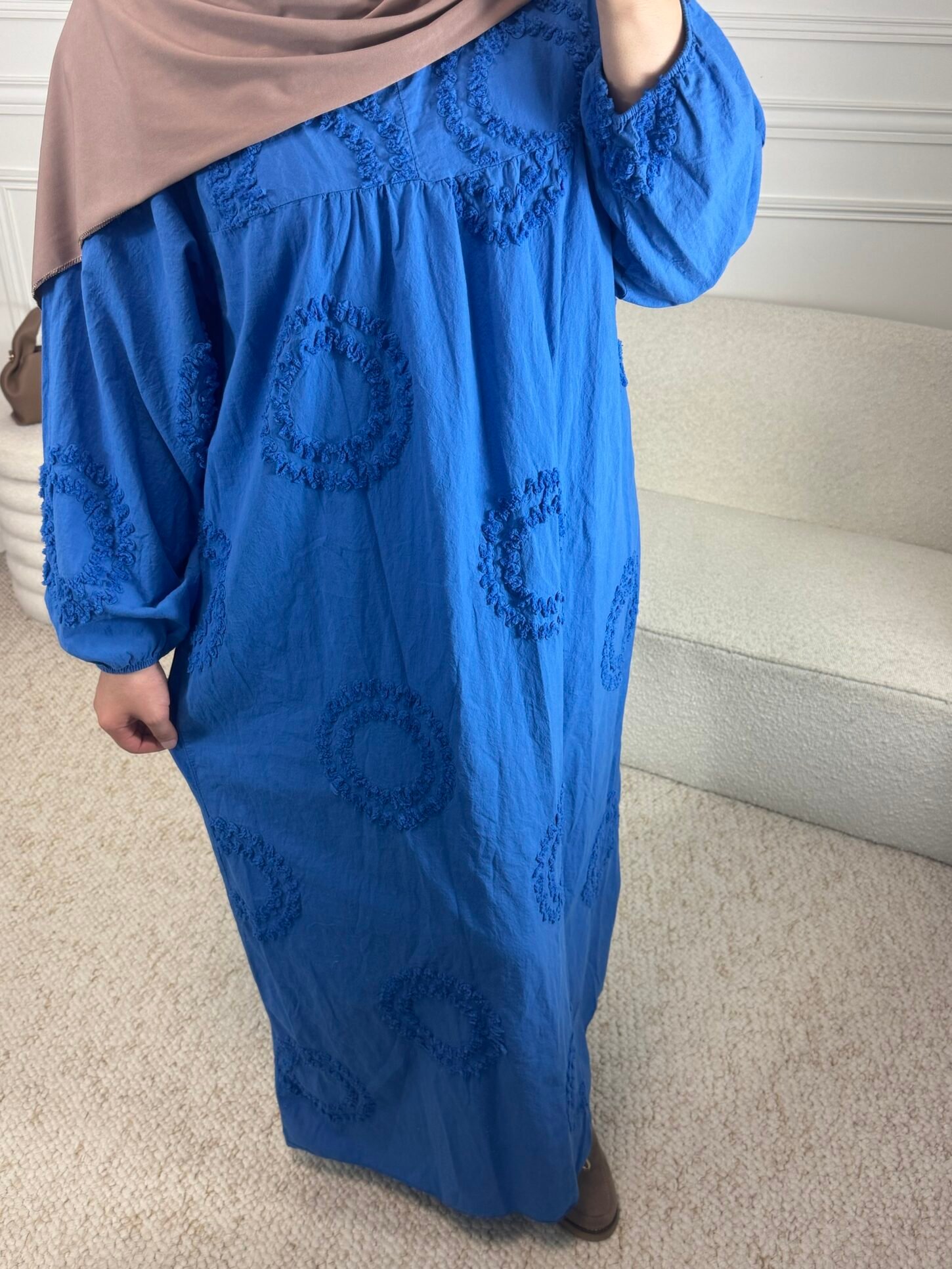 Abaya laya - bleu roi – Image 2