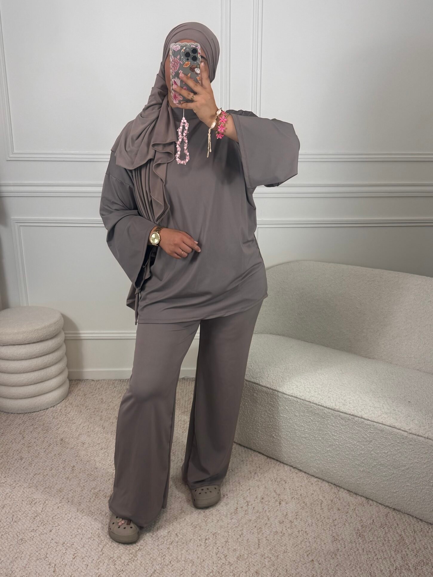 Burkini classique - taupe