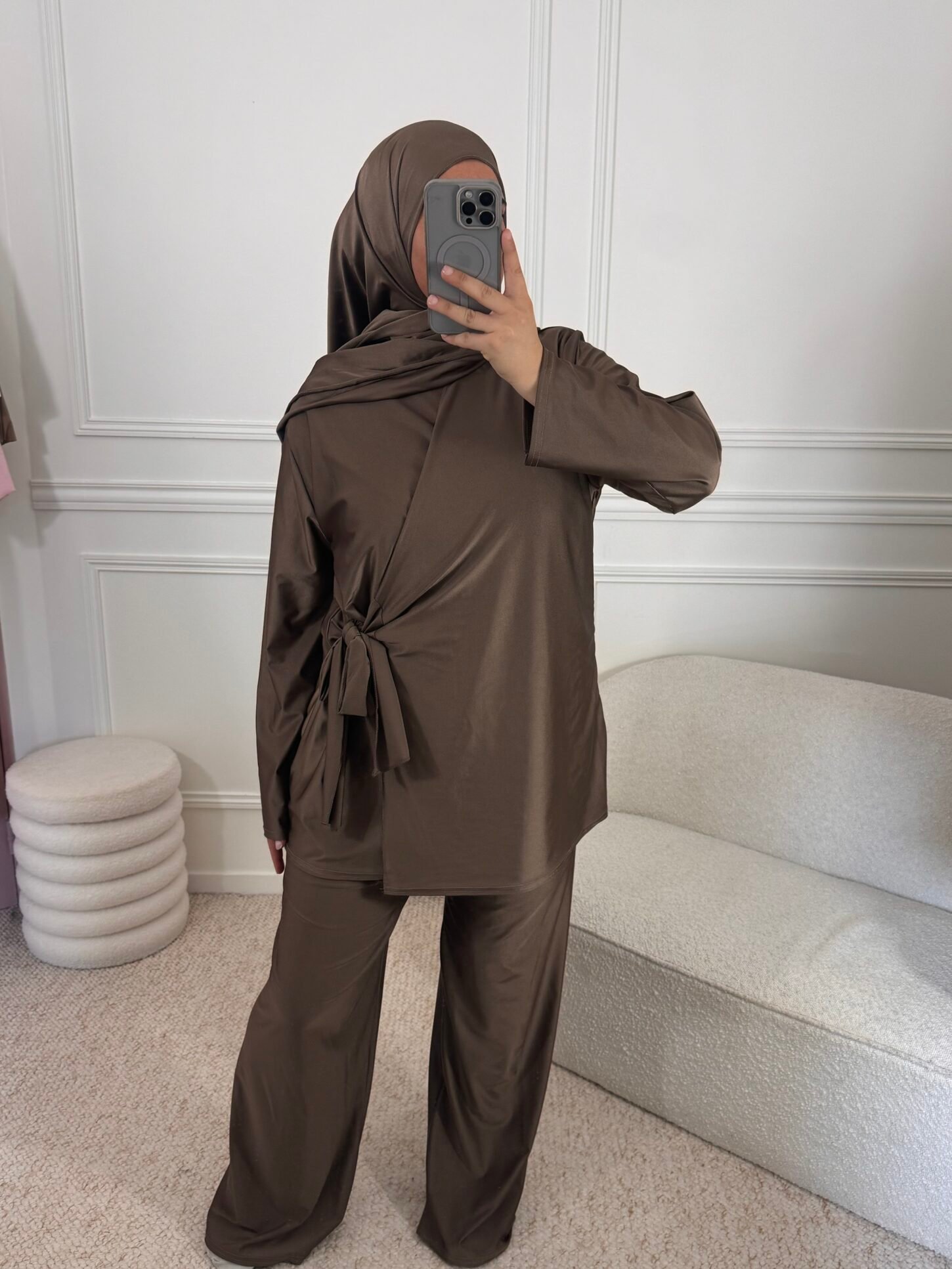 Burkini alwas - chocolat