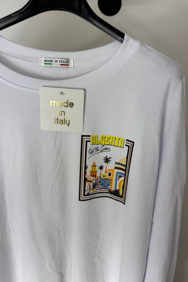 T-shirt algerie –  blanc