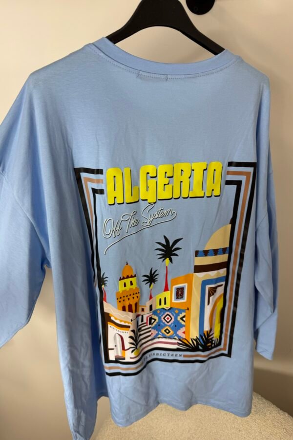 T-shirt algerie –  Bleu