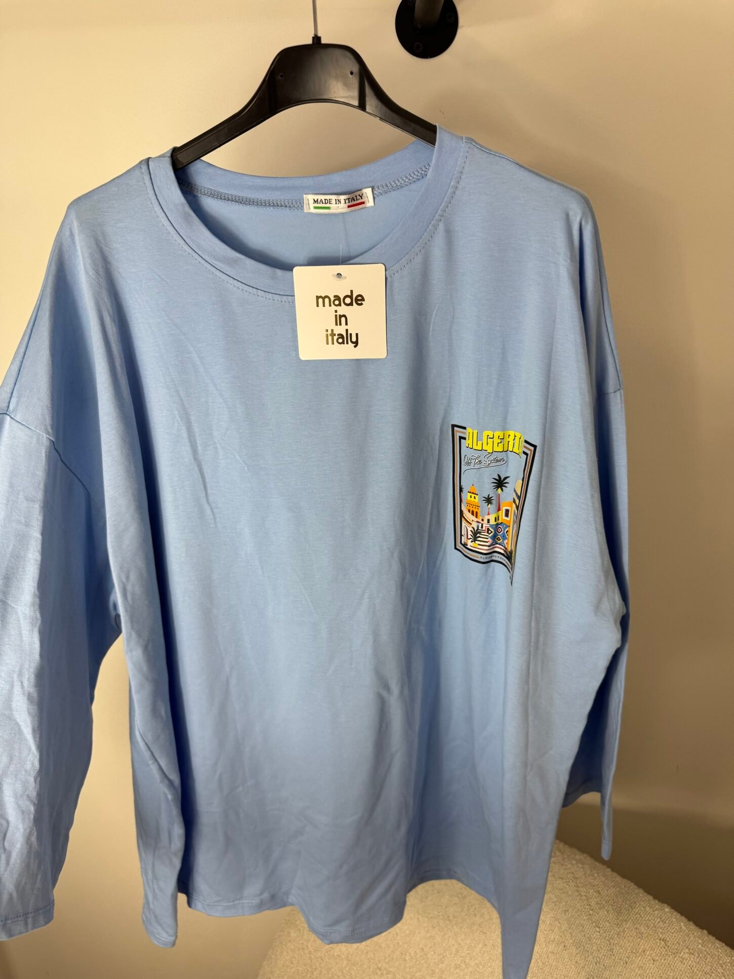T-shirt algerie -  Bleu – Image 2