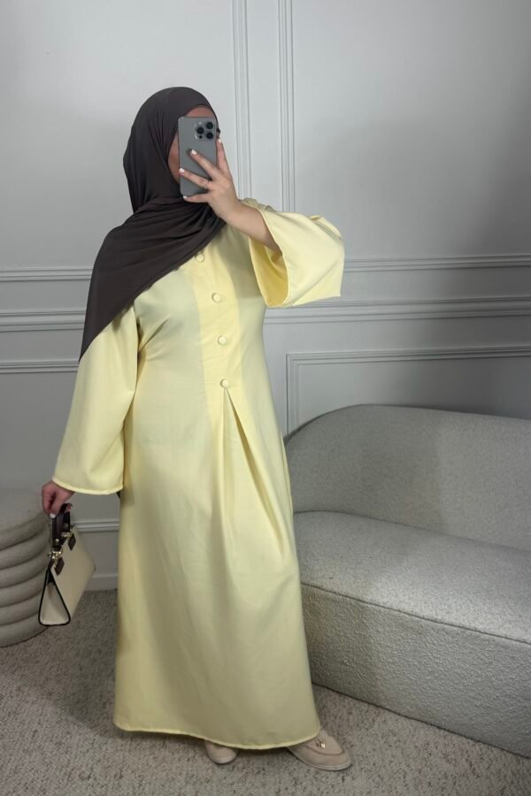 Abaya Nahia – jaune
