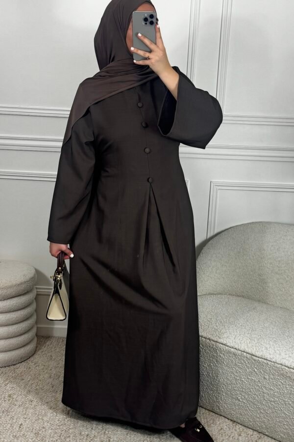 Abaya Nahia – marron