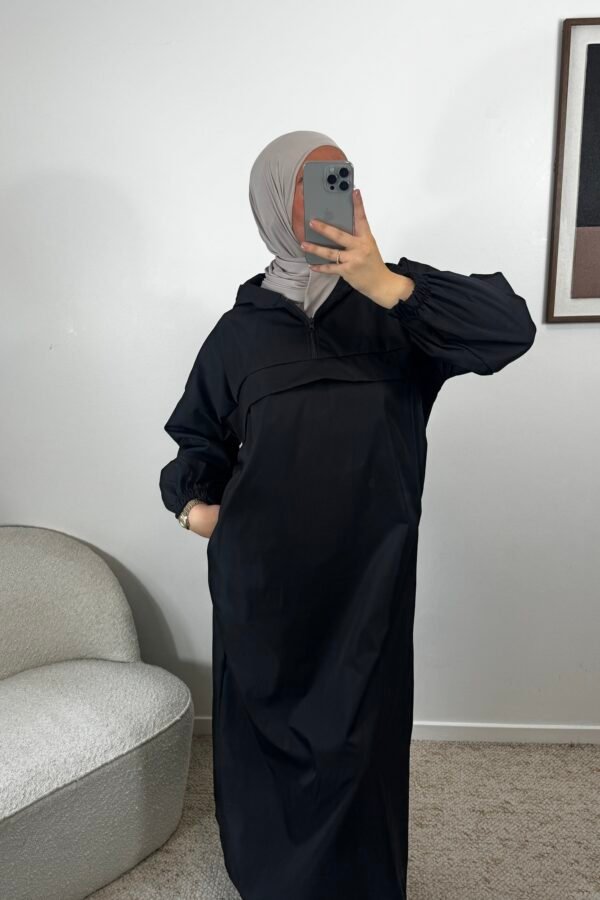 Abaya parka  – noir