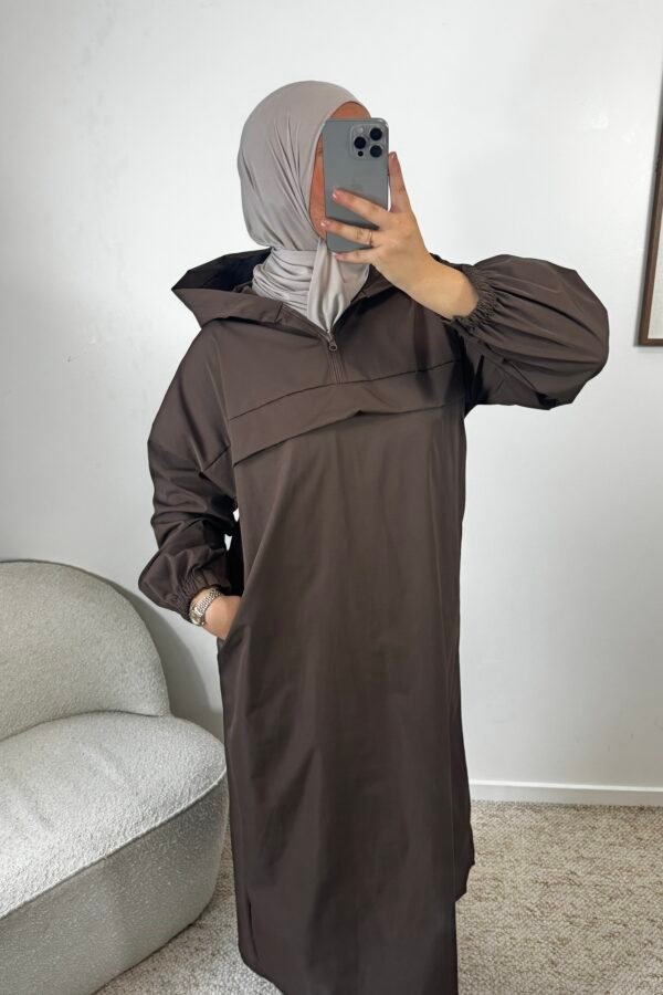 Abaya parka  – marron