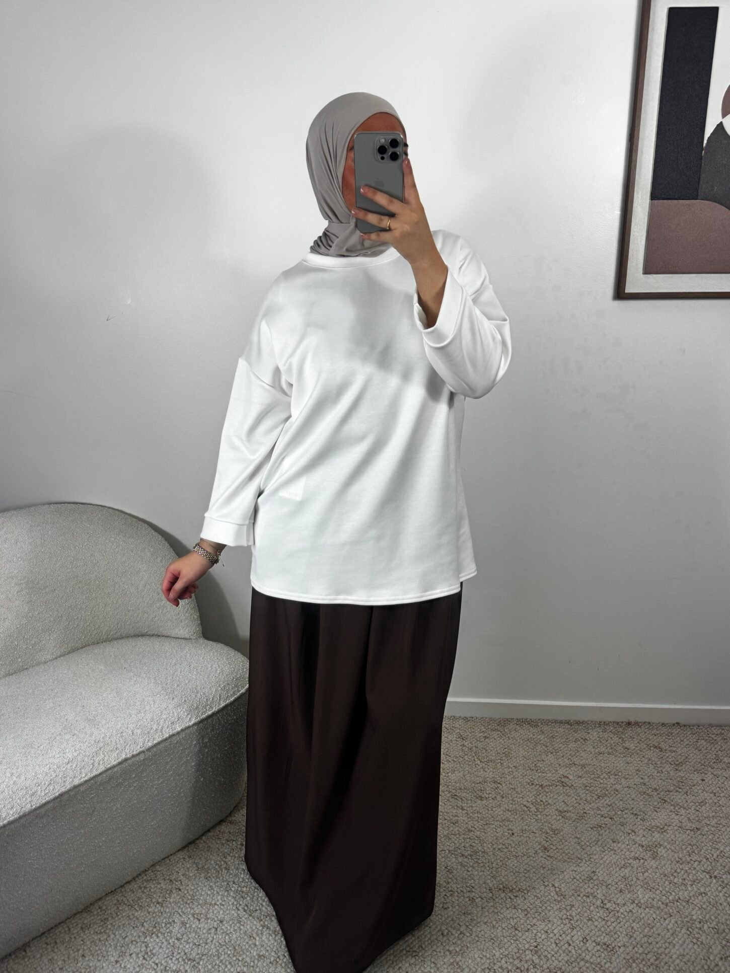 Pull simply - blanc – Image 2