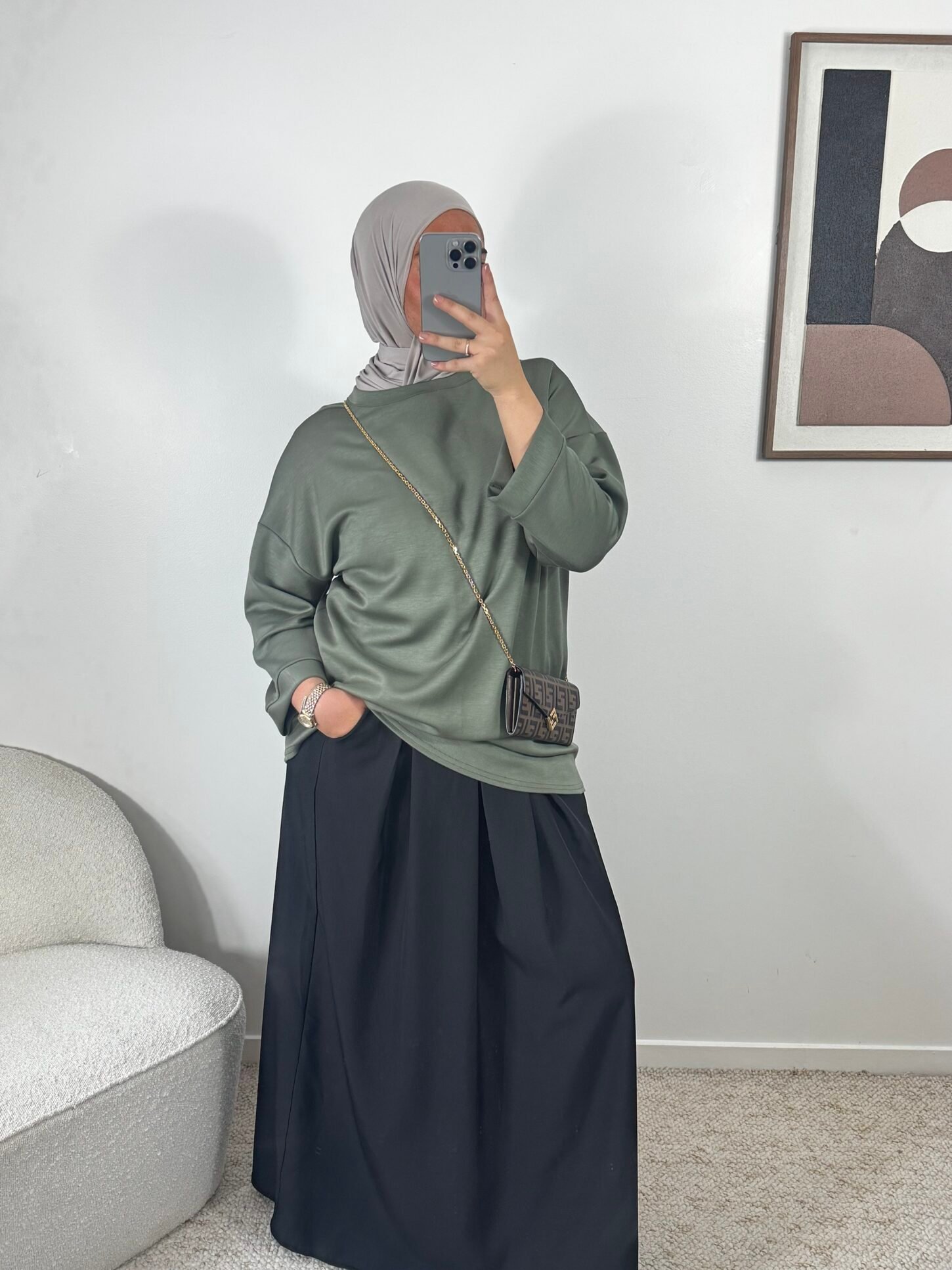 Pull simply - kaki – Image 2