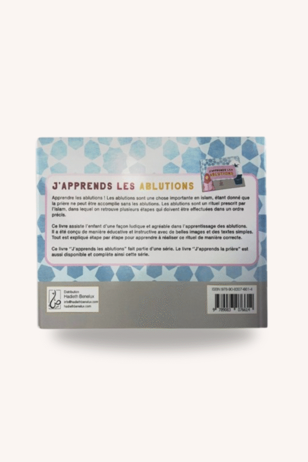 J’apprends les ablutions – Hadieth Benelux