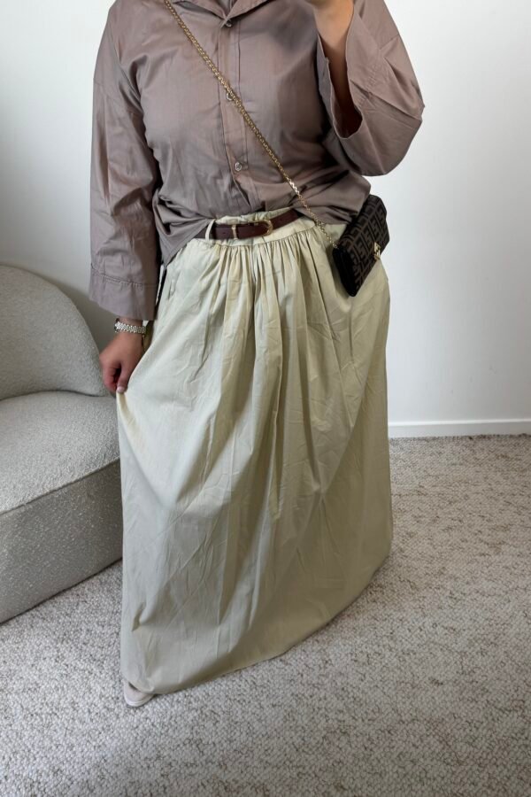 Jupe ceinture  – beige