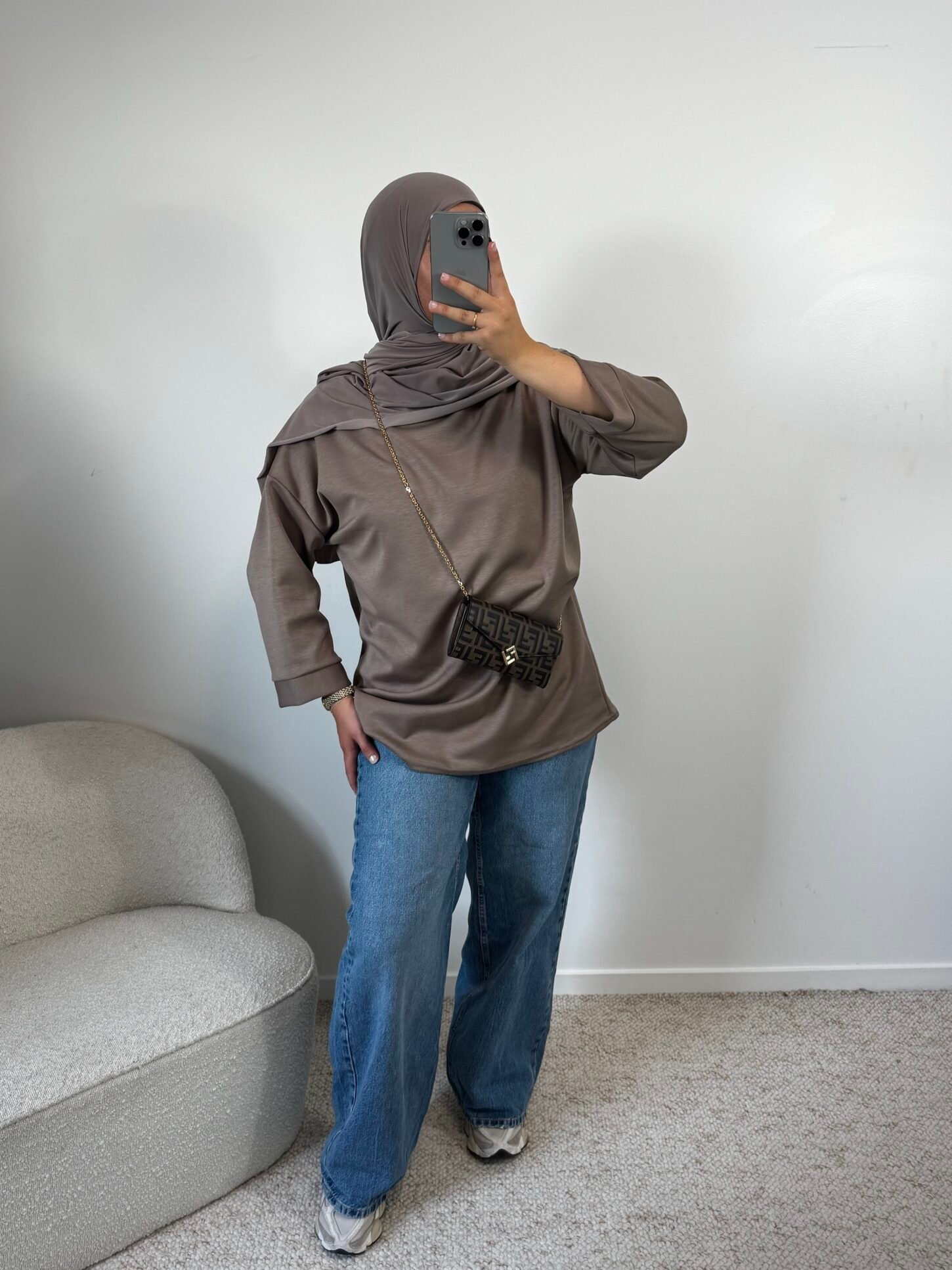 Pull simply - taupe