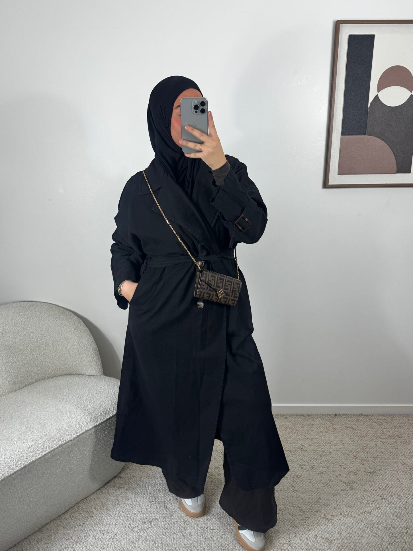 Trench jean - noir – Image 3