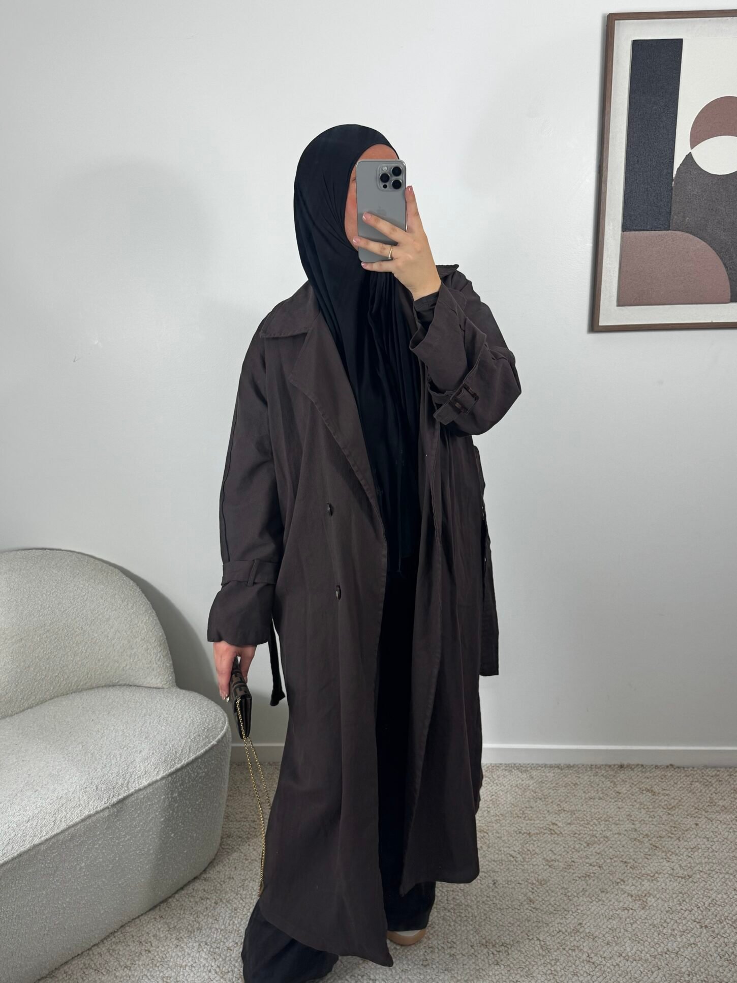 Trench jean - marron – Image 2
