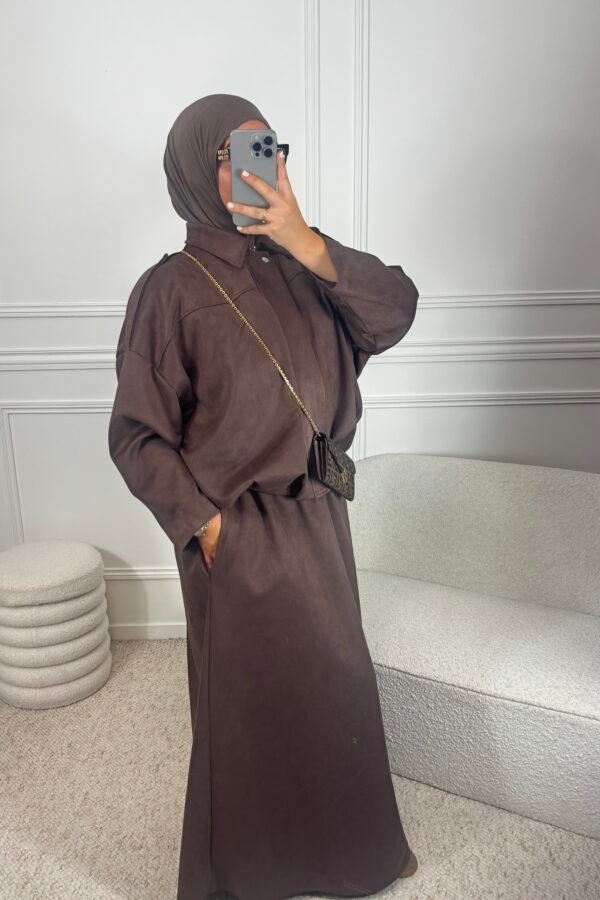 Bombers daim – marron