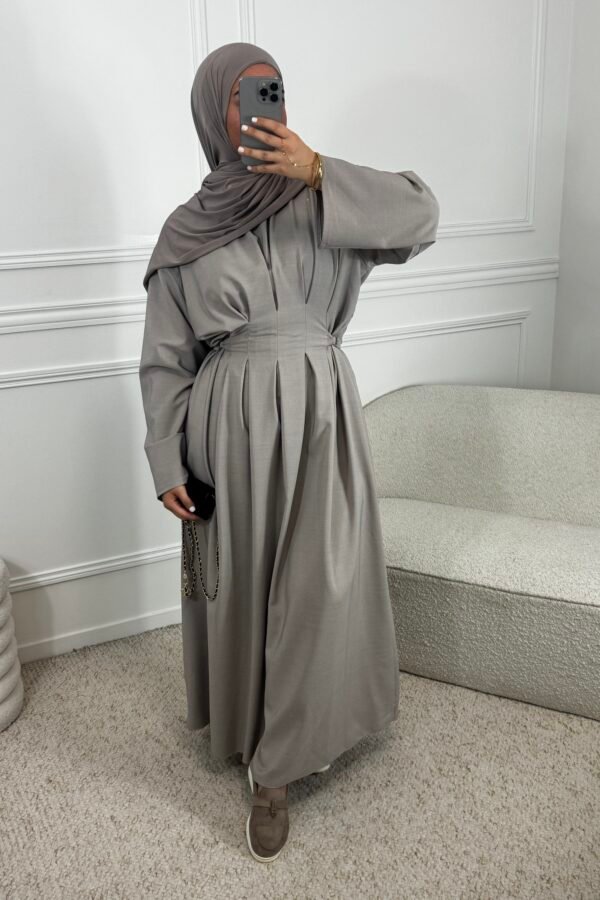Abaya aswa – taupe