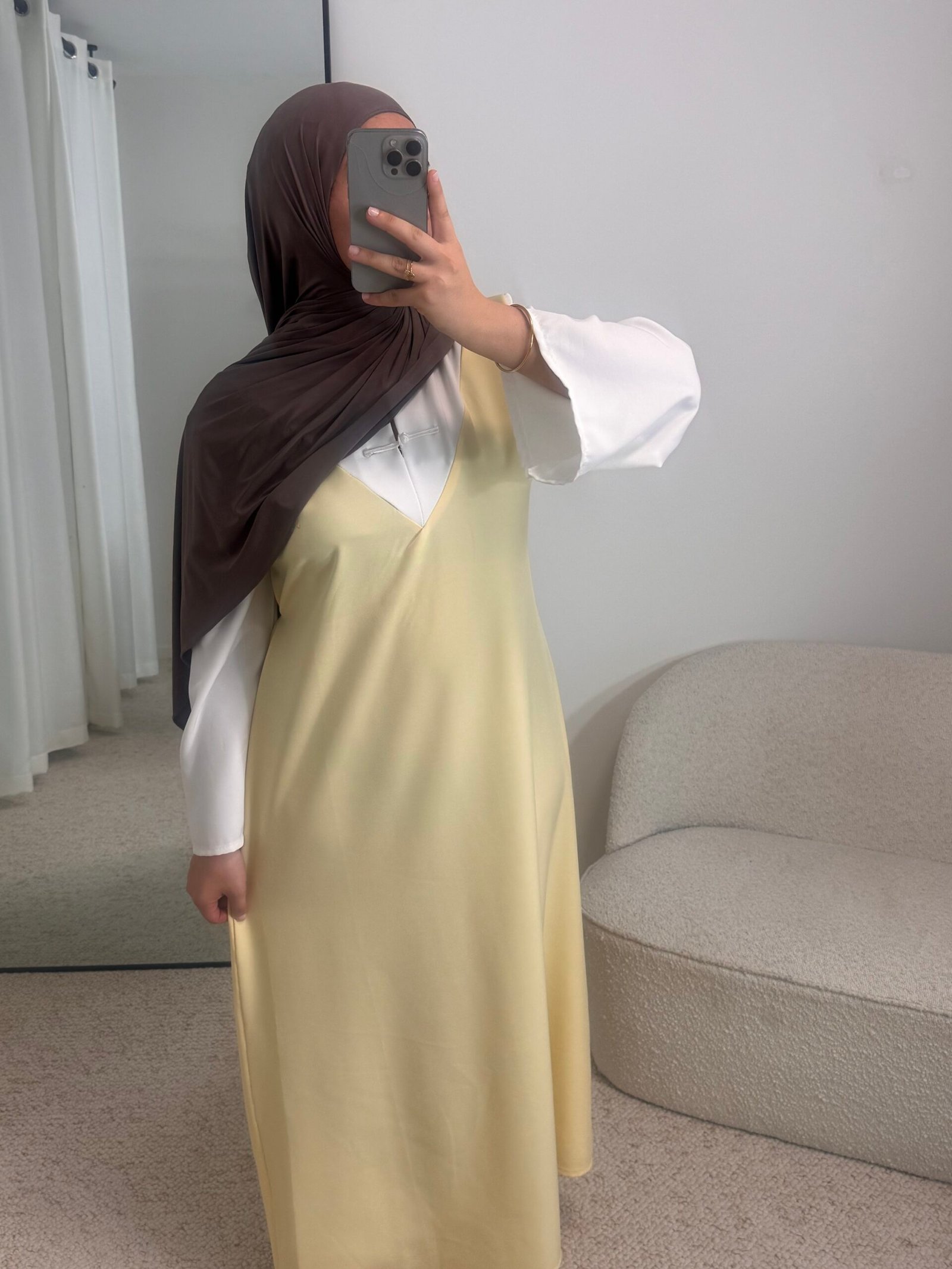 Abaya tokyo - jaune